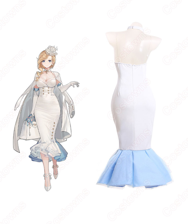 フッド サンシャイン・グレース コスプレ衣装 『アズールレーン』四周年 巡洋戦艦 cosplay 仮装 変装-4