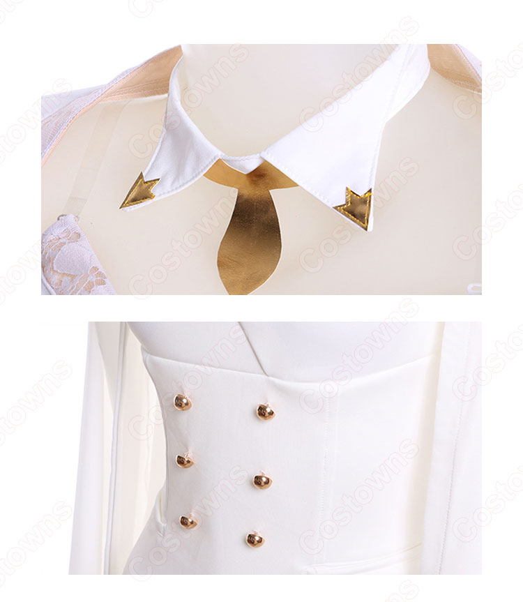 フッド サンシャイン・グレース コスプレ衣装 『アズールレーン』四周年 巡洋戦艦 cosplay 仮装 変装-5