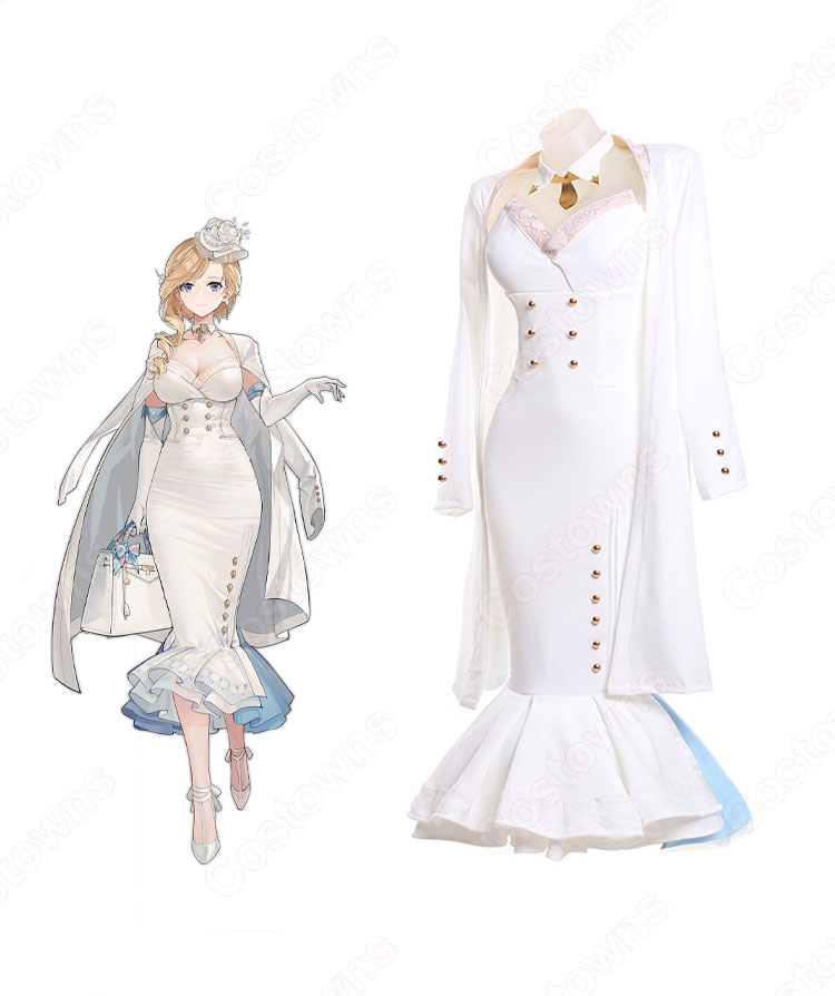 フッド サンシャイン・グレース コスプレ衣装 『アズールレーン』四周年 巡洋戦艦 cosplay 仮装 変装-3