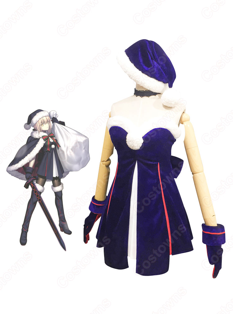 FGO アルトリア・ペンドラゴン サンタオルタ コスプレ衣装 FGO アルトリア・ペンドラゴン サンタオルタ コスプレ衣装