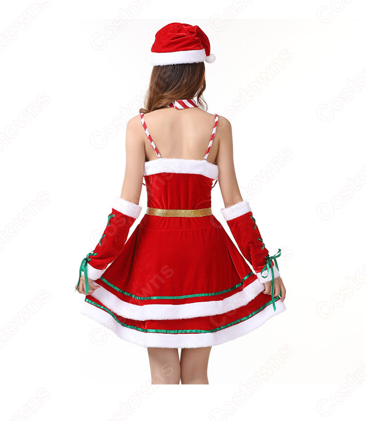 クリスマス コスプレ衣装 サンタ衣装 レディース セクシー ワンピース 大人用-6