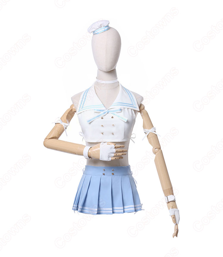 FGO ジャンヌ・ダルク ミステリー・トレジャー セーラー服 コスプレ衣装 『Fate/Grand Order 』  『虚数大海戦イマジナリ・スクランブル ～ノーチラス浮上せよ～』 cosplay 仮装 変装 - Costowns