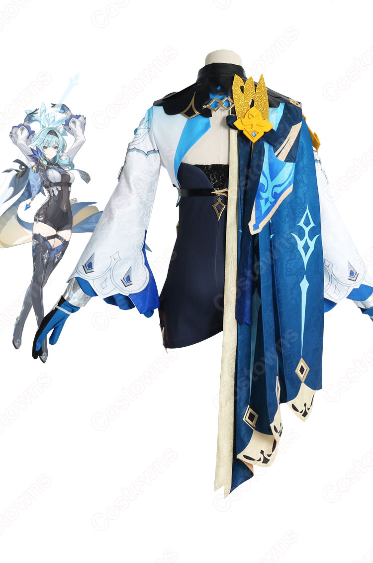 エウルア・ローレンス コスプレ衣装 『原神(げんしん)』 西風騎士団(モンド) 波花騎士 cosplay 仮装 変装-3