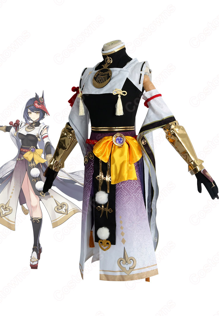 九条裟羅(くじょうさら) コスプレ衣装 『原神(げんしん)』 稲妻 天領奉行 cosplay 仮装 変装-2