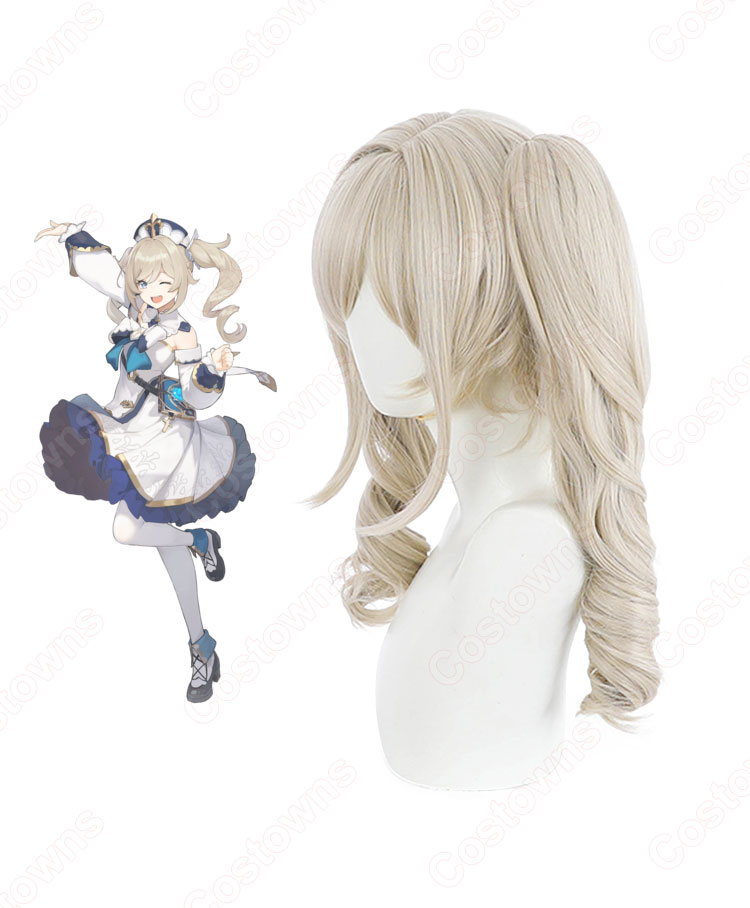 バーバラ・ペッチ コスプレウィッグ 『原神(げんしん、Genshin)』モンド 西風教会 耐熱かつら cosplay wig 通販-3