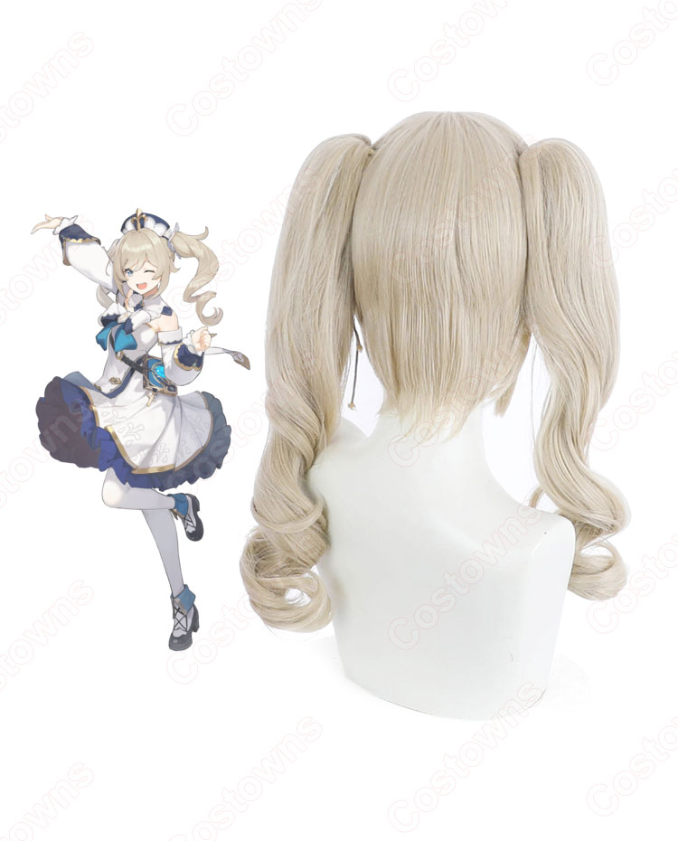 バーバラ・ペッチ コスプレウィッグ 『原神(げんしん、Genshin)』モンド 西風教会 耐熱かつら cosplay wig 通販-5