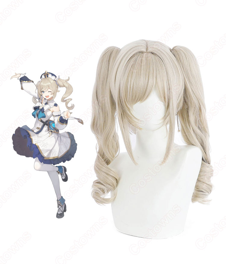 バーバラ・ペッチ コスプレウィッグ 『原神(げんしん、Genshin)』モンド 西風教会 耐熱かつら cosplay wig 通販-1