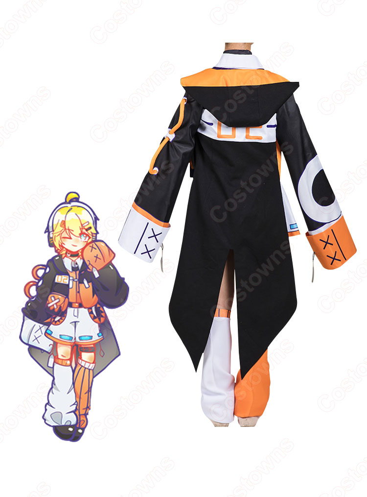 鏡音リン・レン コスプレ衣装 鏡音リン(カガミネリン) 鏡音レン(カガミネレン) cosplay 仮装 変装-4