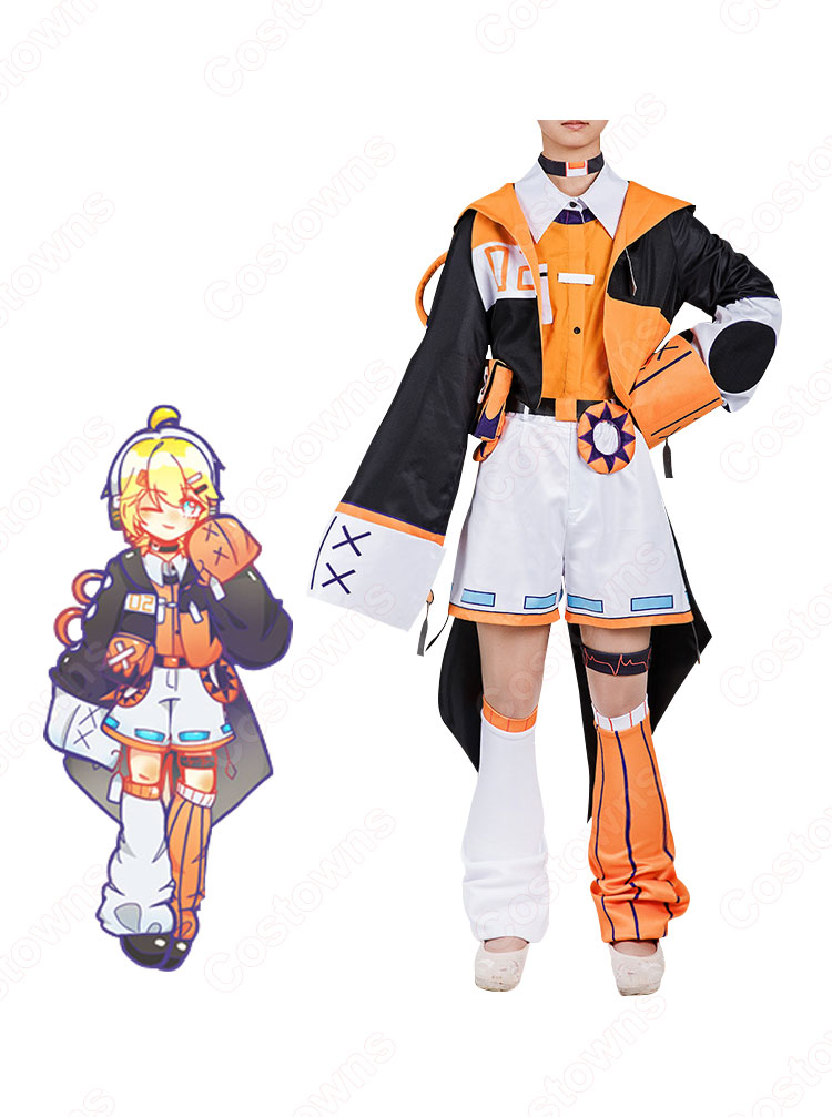 鏡音リン・レン コスプレ衣装 鏡音リン(カガミネリン) 鏡音レン(カガミネレン) cosplay 仮装 変装-3