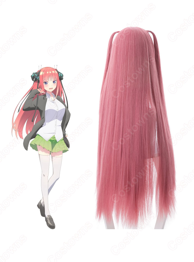 中野二乃(ナカノニノ) コスプレウィッグ 『五等分の花嫁（ごとうぶんのはなよめ）』 耐熱かつら cosplay wig 通販-4