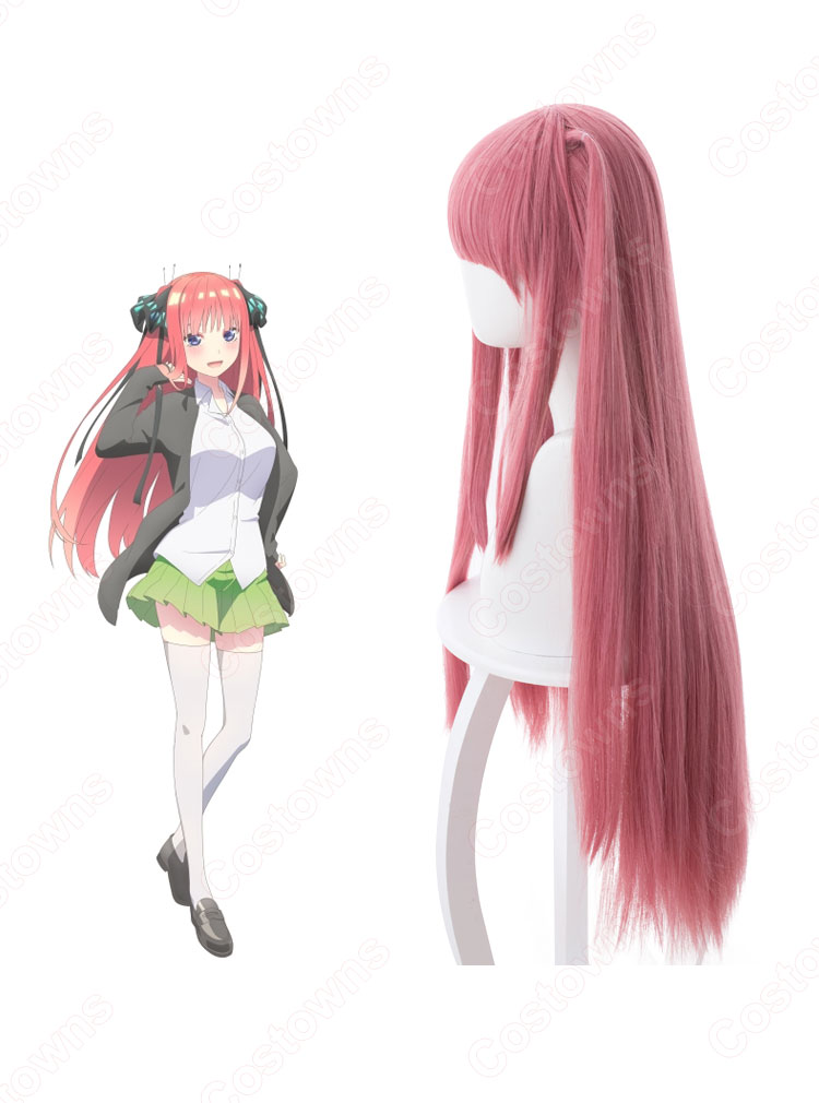 中野二乃(ナカノニノ) コスプレウィッグ 『五等分の花嫁（ごとうぶんのはなよめ）』 耐熱かつら cosplay wig 通販-3