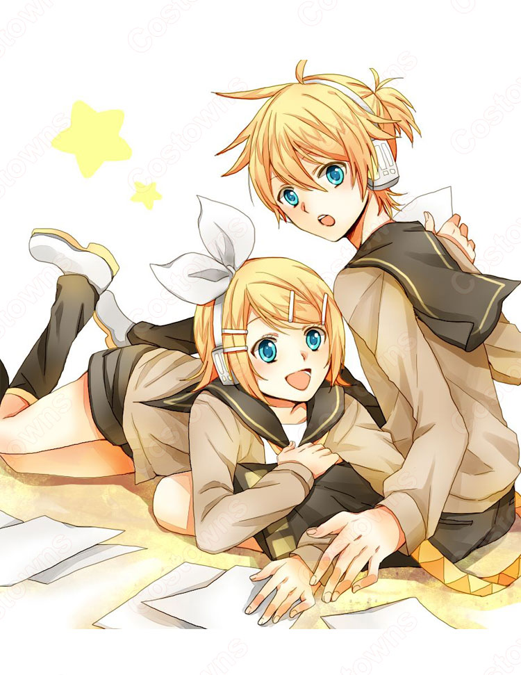 鏡音リン・レン コスプレウィッグ 鏡音リン(カガミネリン) 鏡音レン(カガミネレン) cosplay wig 通販-1