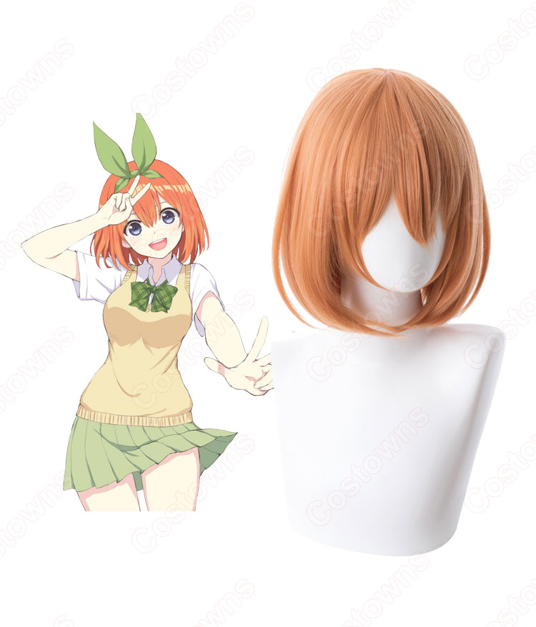 中野四葉（ナカノヨツバ） コスプレウィッグ 『五等分の花嫁（ごとうぶんのはなよめ）』 耐熱かつら cosplay wig 通販-2