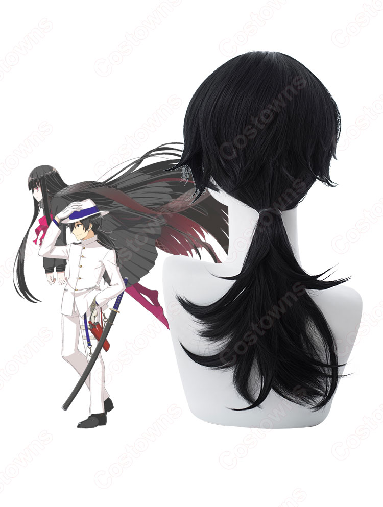 FGO ライダー 坂本龍馬(さかもとりょうま) コスプレウィッグ 『Fate/KOHA-ACE 帝都聖杯奇譚』 『Fate/Grand Order』 黒 耐熱かつら cosplay wig 通販-4
