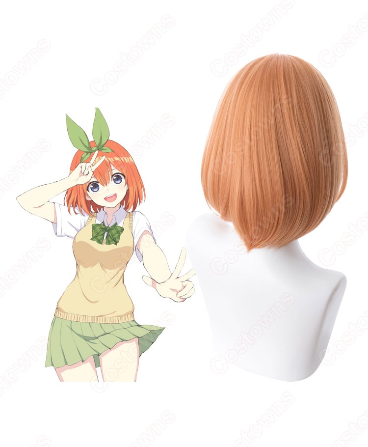 中野四葉（ナカノヨツバ） コスプレウィッグ 『五等分の花嫁（ごとうぶんのはなよめ）』 耐熱かつら cosplay wig 通販-4