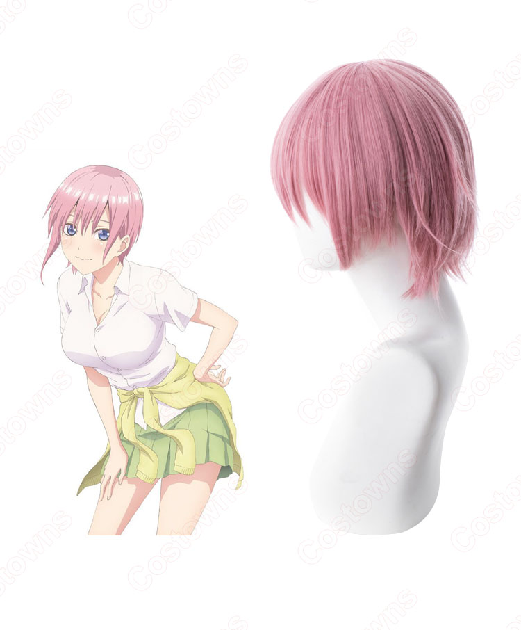 中野一花(ナカノイチカ) コスプレウィッグ 『五等分の花嫁(ごとうぶんのはなよめ)』 耐熱かつら cosplay wig 通販-3