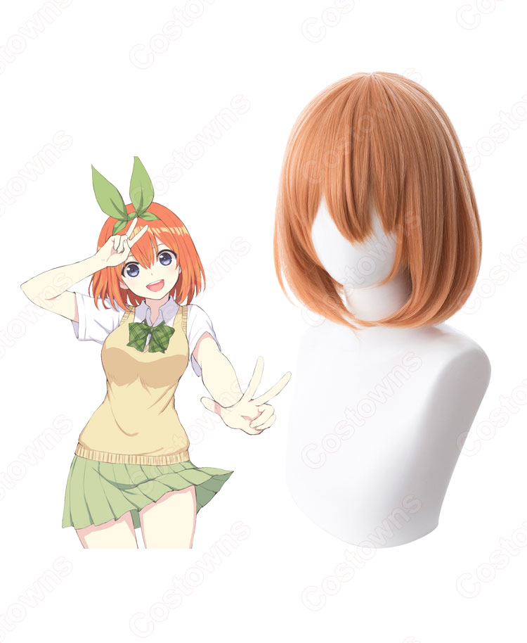 中野四葉（ナカノヨツバ） コスプレウィッグ 『五等分の花嫁（ごとうぶんのはなよめ）』 耐熱かつら cosplay wig 通販-3