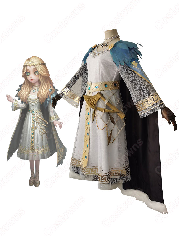 アイデンティティV 心理学者(エダ・メスマー) 蒼鷺の翼 コスプレ衣装 【IdentityV 第五人格】サバイバー スキン cosplay 仮装 変装-3