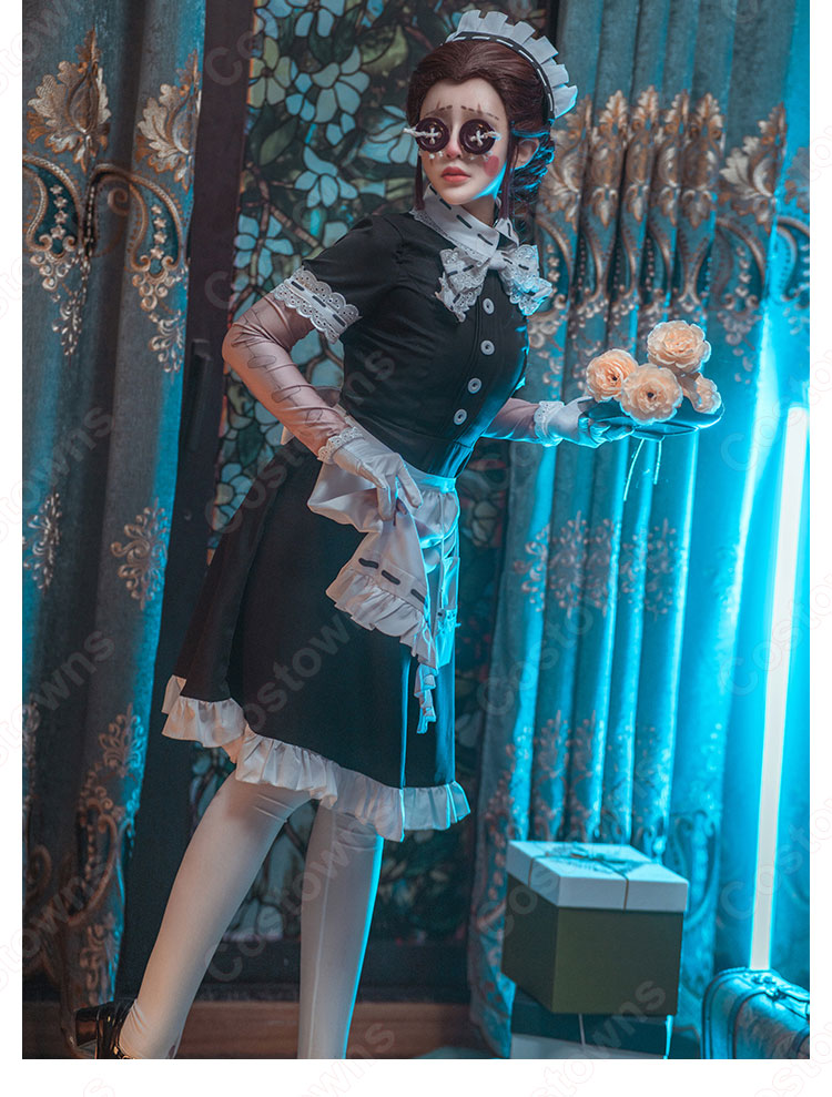 アイデンティティV 医師(エミリー・ダイアー) 宴会メイド コスプレ衣装 【IdentityV 第五人格】サバイバー スキン メイド服 cosplay 仮装 変装-3