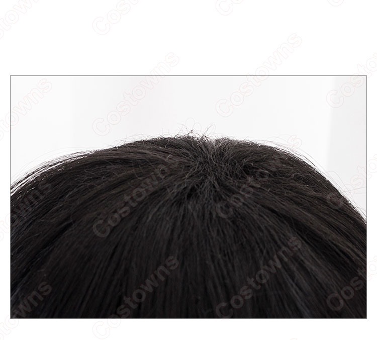 冨岡義勇(とみおかぎゆう) コスプレウィッグ 『鬼滅の刃(きめつのやいば)』 黒 耐熱かつら cosplay wig 通販-4