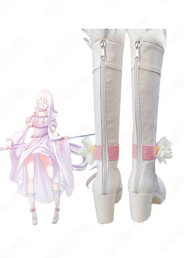 蜘蛛ですが 白織(しらおり) コスプレ靴 『蜘蛛ですが、なにか?(くもですが なにか)』 コスプレ 靴/シューズ/ブーツ コスプレ用-5