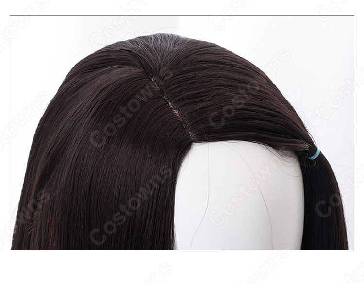 竈門禰豆子(かまどねずこ) コスプレウィッグ 『鬼滅の刃(きめつのやいば)』 黒 耐熱かつら cosplay wig 通販-6