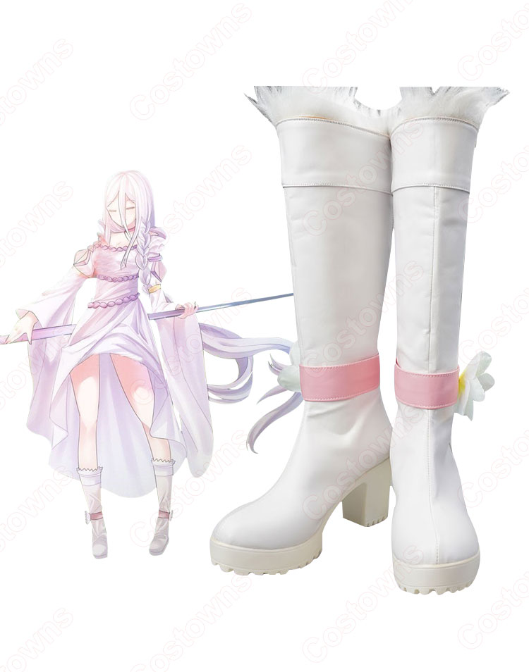 蜘蛛ですが 白織(しらおり) コスプレ靴 『蜘蛛ですが、なにか?(くもですが なにか)』 コスプレ 靴/シューズ/ブーツ コスプレ用-3