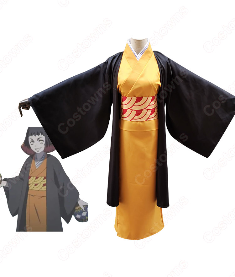 朱紗丸(すさまる) 矢琶羽(やはば) コスプレ衣装 『鬼滅の刃(きめつのやいば)』 cosplay 仮装 変装-4