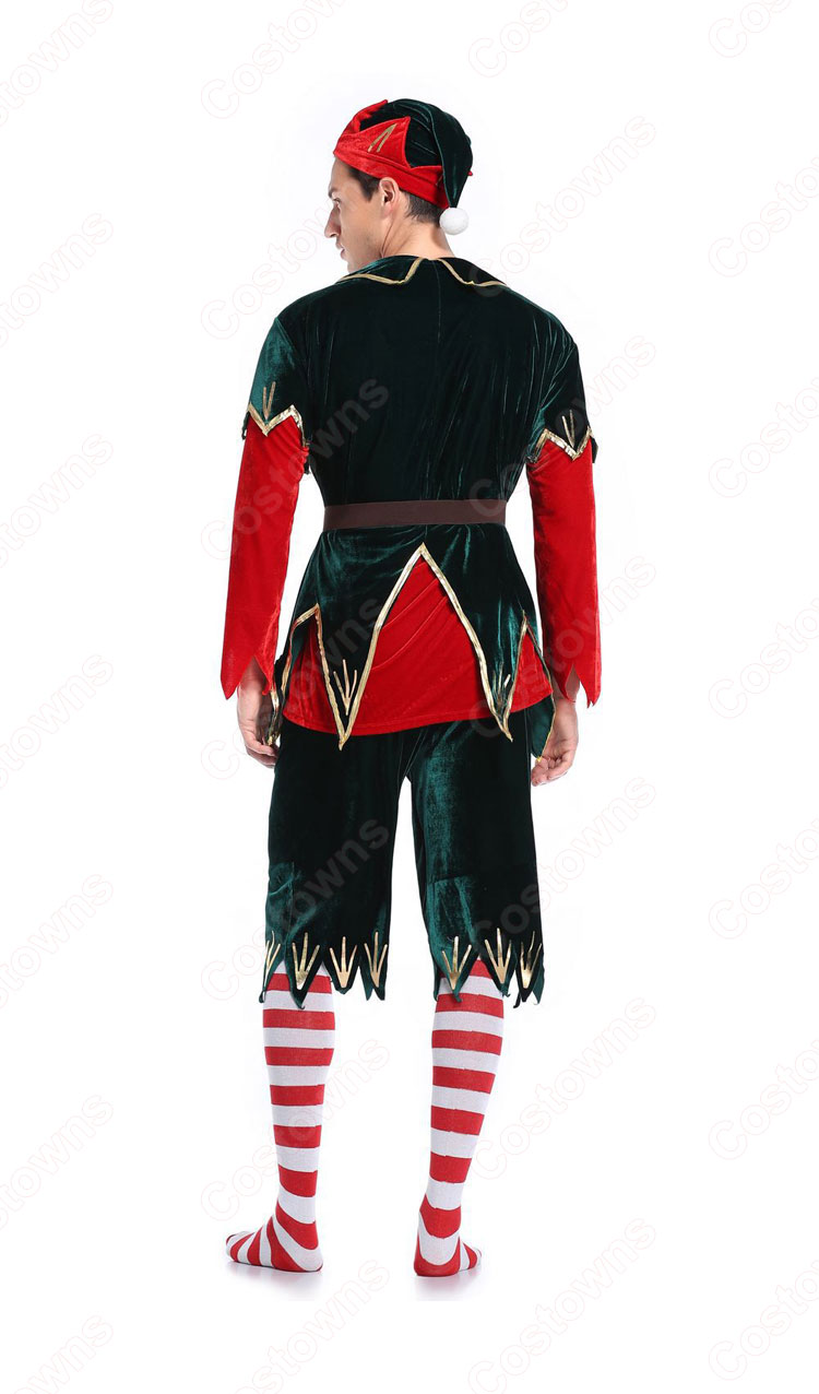 クリスマス エルフ コスプレ衣装 親子スーツ テーマパーティー衣装 大人用 子供用-3