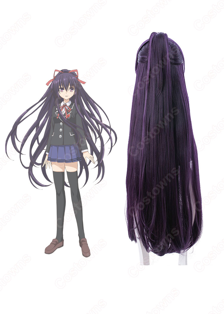夜刀神十香(やとがみとおか) コスプレウィッグ 『デート・ア・ライブⅢ』 耐熱かつら cosplay wig 通販-5