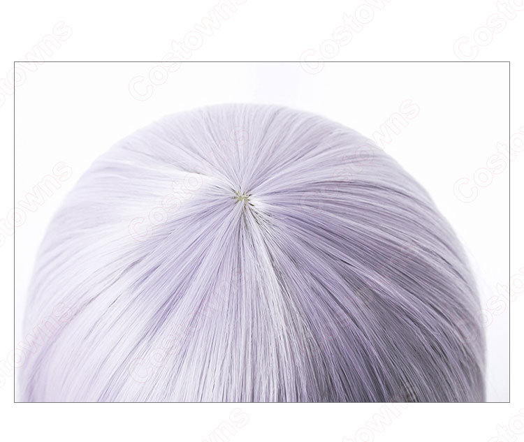 マリオブラザーズ キングテレサ姫 コスプレウィッグ 『スーパーマリオブラザーズ』 淡い紫 耐熱かつら cosplay wig 通販-4
