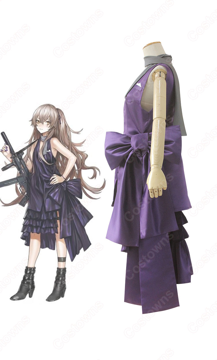 ドルフロ UMP45 (ゆーえむぴーよんご) ダイヤモンドの花 通常 コスプレ衣装 『ドールズフロントライン』2周年 ダイヤの花びら スキン  cosplay 仮装 変装 - Costowns