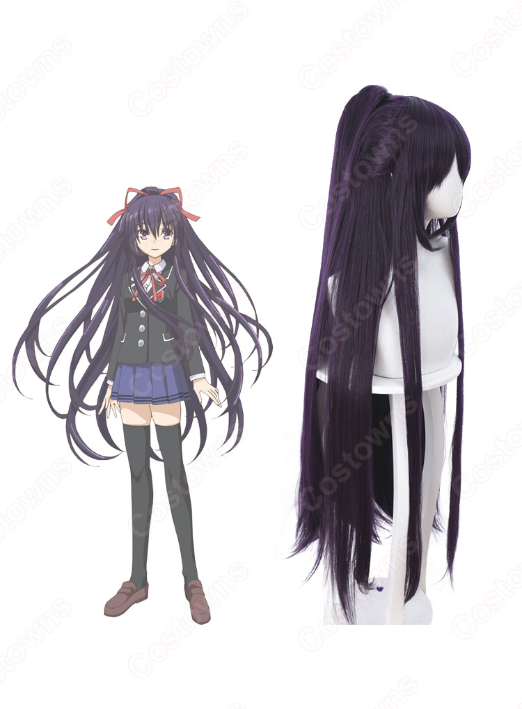 夜刀神十香(やとがみとおか) コスプレウィッグ 『デート・ア・ライブⅢ』 耐熱かつら cosplay wig 通販-4