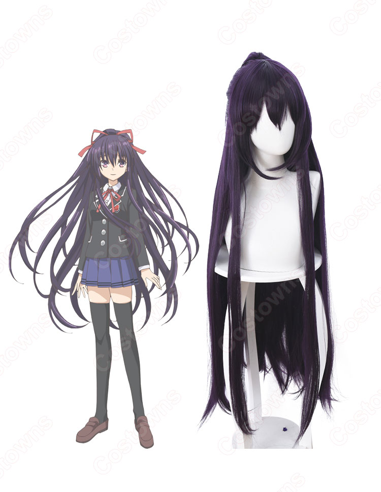 夜刀神十香(やとがみとおか) コスプレウィッグ 『デート・ア・ライブⅢ』 耐熱かつら cosplay wig 通販-3
