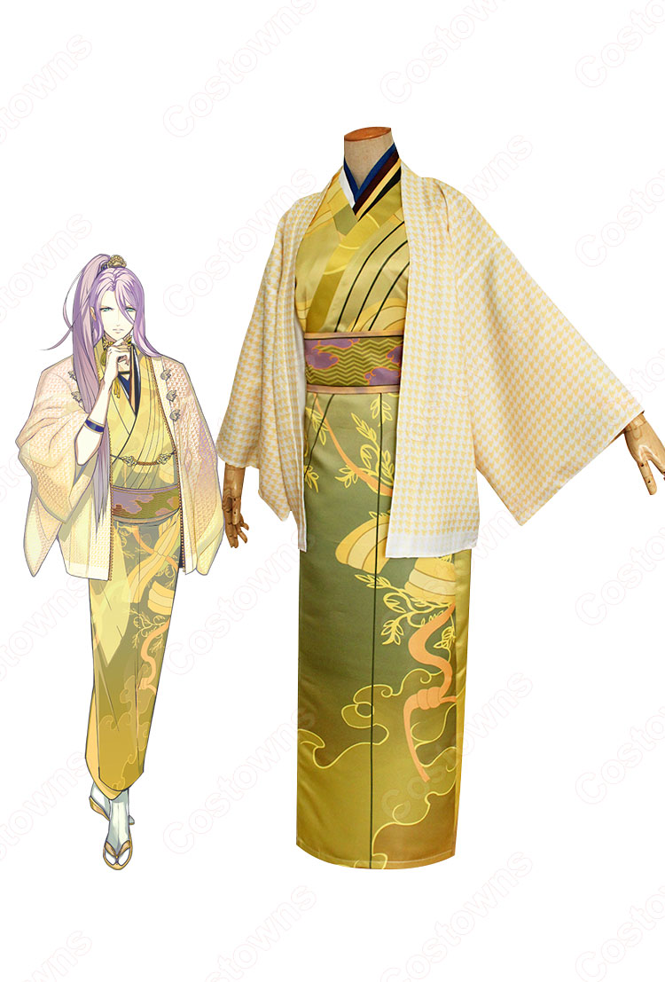 刀剣乱舞 蜂須賀虎徹(はちすかこてつ) 内番 和服 コスプレ衣装 『刀剣乱舞-ONLINE-』 cosplay 仮装 変装 オーダメイド可-2