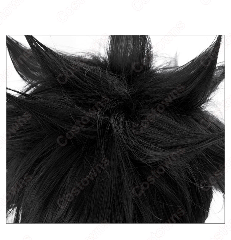 上条当麻（かみじょうとうま） コスプレウィッグ 『とある魔術の禁書目録III』 黒 耐熱かつら cosplay wig 通販-4