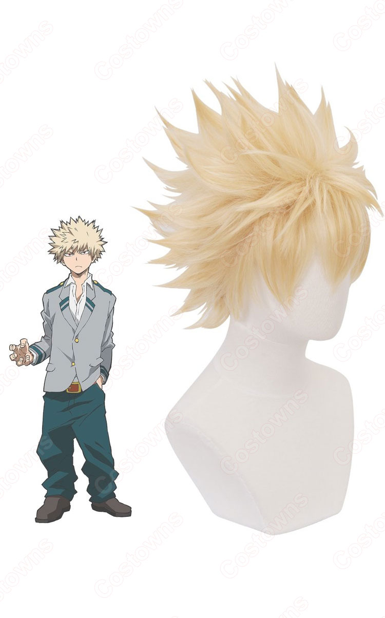 爆豪勝己（ばくごうかつき） コスプレウィッグ 『僕のヒーロー