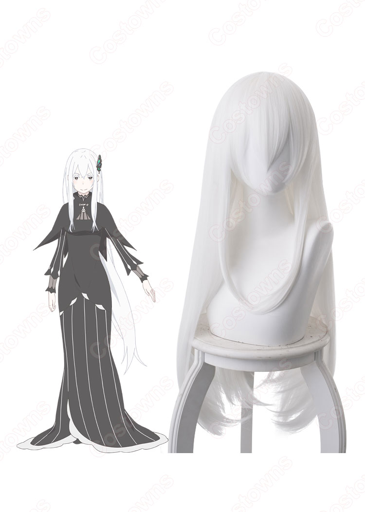 リゼロ エキドナ(えきどな) コスプレウィッグ 『Re:ゼロから始める異世界生活(リ・ゼロからはじめるいせかいせいかつ)』 耐熱かつら cosplay wig 通販-5