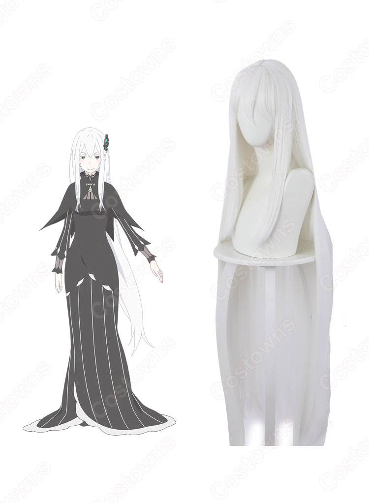 リゼロ エキドナ(えきどな) コスプレウィッグ 『Re:ゼロから始める異世界生活(リ・ゼロからはじめるいせかいせいかつ)』 耐熱かつら cosplay wig 通販-2
