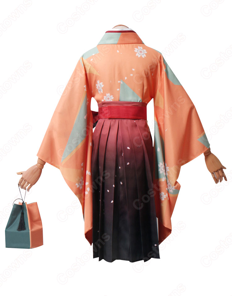 ドルフロ OTs-14 桜吹雪 浴衣 コスプレ衣装 『ドールズフロントライン(少女前線)』 朝顔と夕夢 着物 cosplay 仮装 変装-2