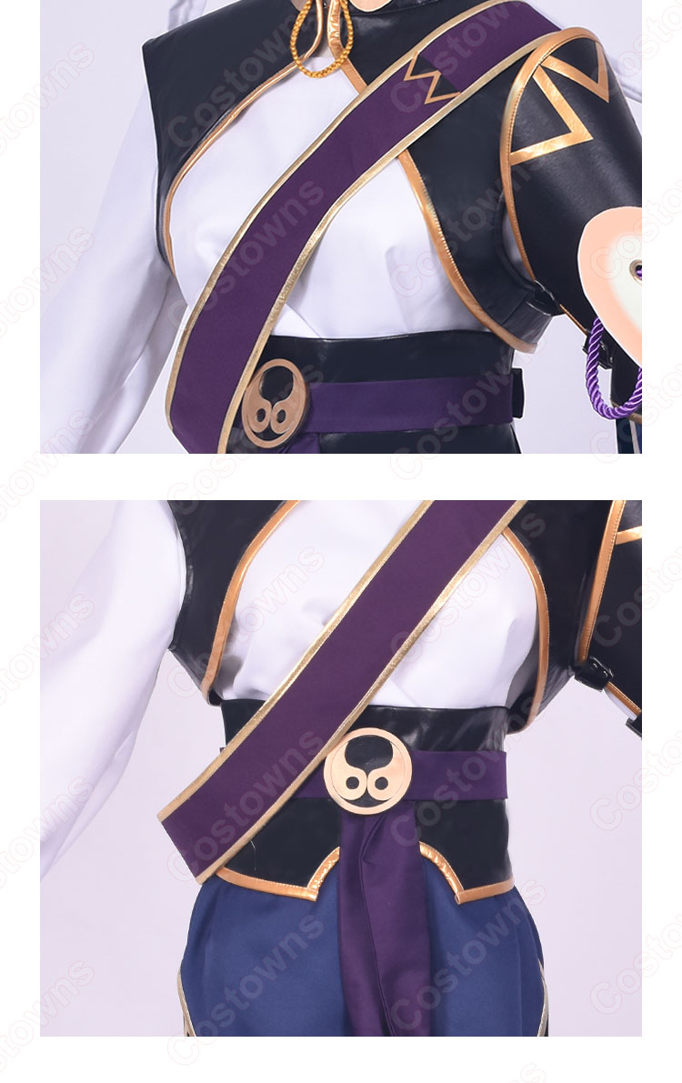 FGO 蘭陵王(らんりょうおう) コスプレ衣装 『Fate/Grand Order』 霊基再臨 第二段階 cosplay 仮装 変装-5