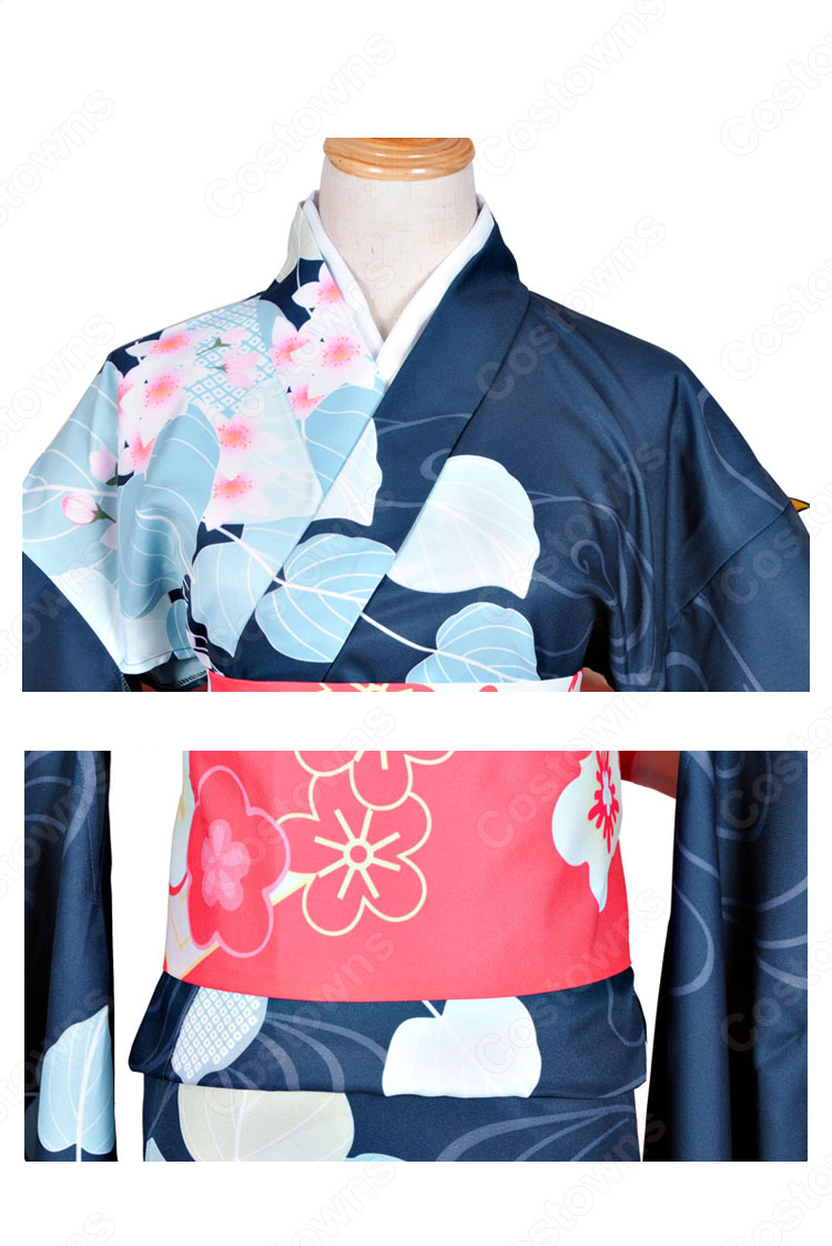 桃園奈々生(ももぞのななみ) 夏祭 和服 着物 コスプレ衣装 『神様はじめました(かみさまはじめました)』 cosplay 仮装 変装-3