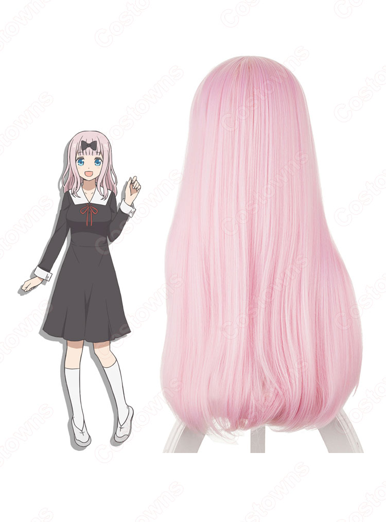 藤原千花(ふじわらちか) コスプレウィッグ 『かぐや様は告らせたい〜天才たちの恋愛頭脳戦〜』 耐熱かつら cosplay wig 通販-5