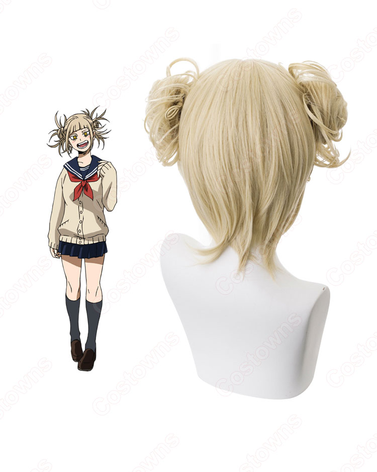 僕のヒーローアカデミア トガヒミコ コスプレ ウィッグ 完成品