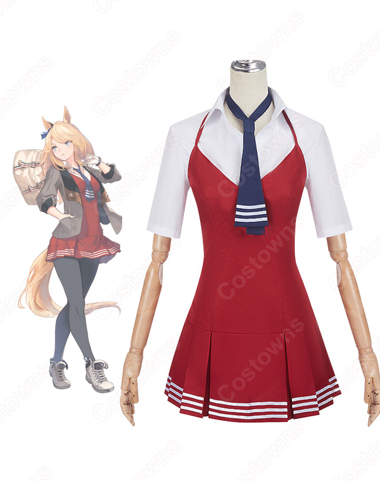 ウマ娘 ゴールドシチー(ごーるどしちー) 勝負服 コスプレ衣装 『ウマ娘 プリティーダービー （ウマむすめ プリティーダービー）』 cosplay 仮装 変装-2