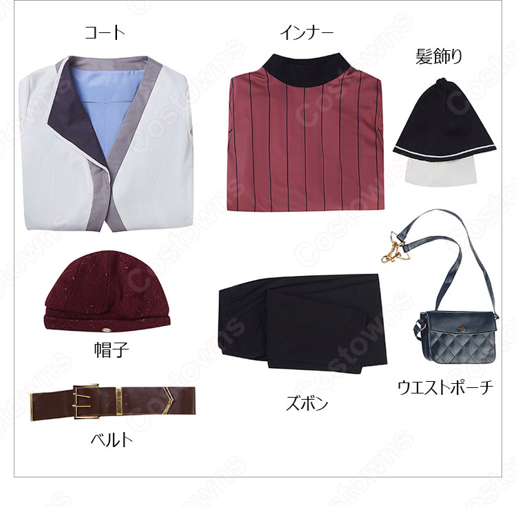 アニエス・クローデル コスプレ衣装 『英雄伝説 黎の軌跡（えいゆうでんせつ くろのきせき）』 cosplay 仮装 変装-7