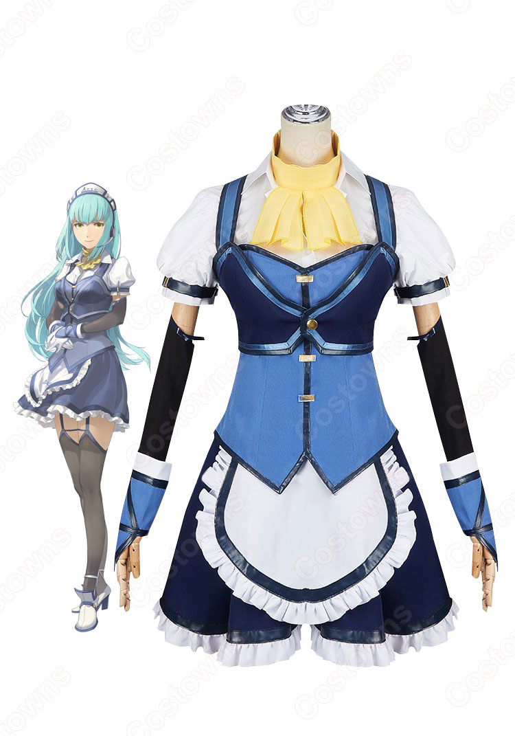 リゼット・トワイニング メイド姿の女性 コスプレ衣装 『英雄伝説 黎の軌跡(えいゆうでんせつ くろのきせき)』 cosplay 仮装 変装-1