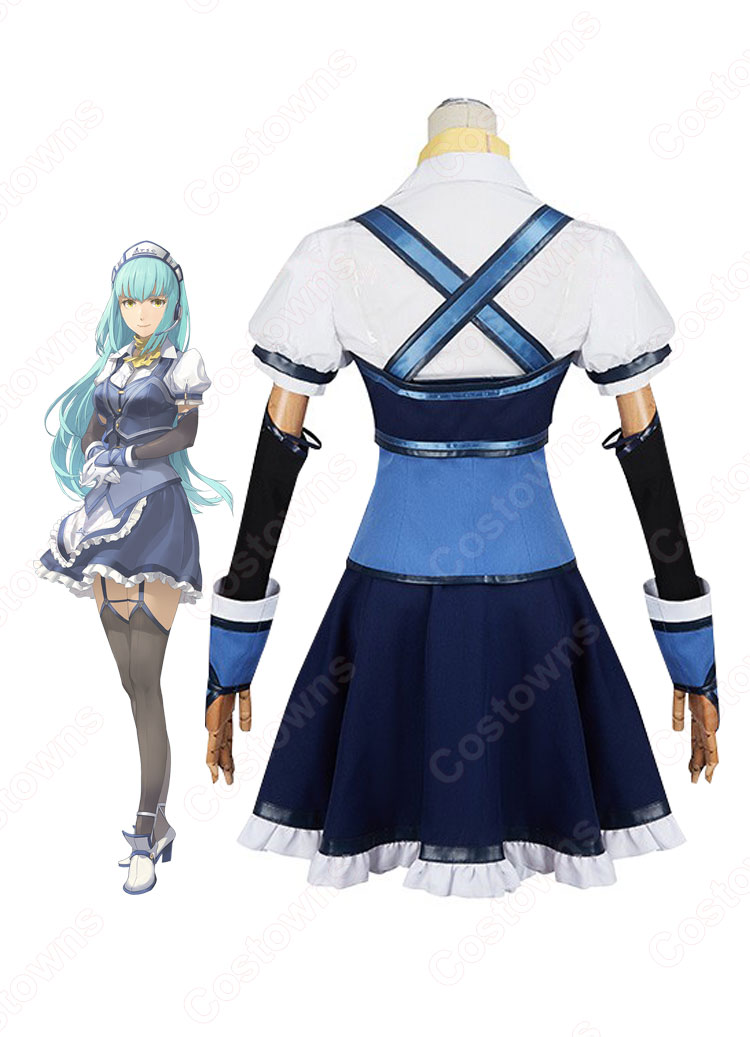 リゼット・トワイニング メイド姿の女性 コスプレ衣装 『英雄伝説 黎の軌跡(えいゆうでんせつ くろのきせき)』 cosplay 仮装 変装-2