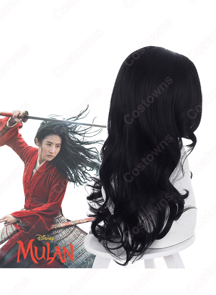 ムーラン コスプレウィッグ 『ムーラン/Mulan』 2020 ディズニーの実写版映画 耐熱かつら cosplay wig 通販-4