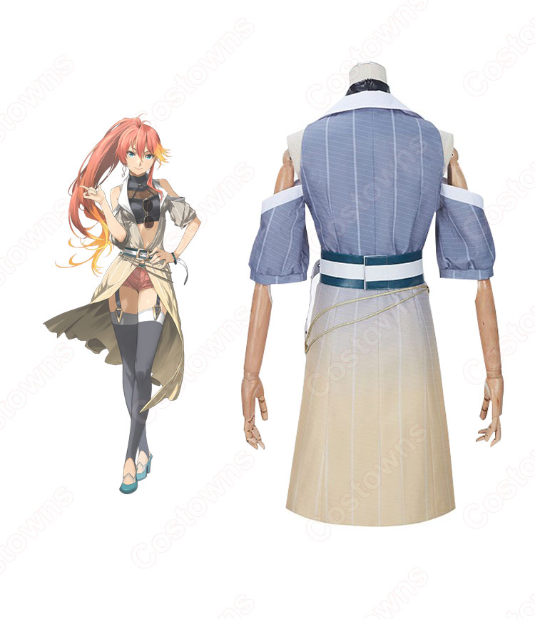 黎の軌跡 女優 ジュディス・ランスター コスプレ衣装 『英雄伝説 黎の軌跡(えいゆうでんせつ くろのきせき)』 cosplay 仮装 変装-2